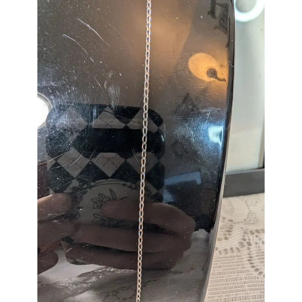 Sterling Silver Italy Curb Chain, 20 Inches